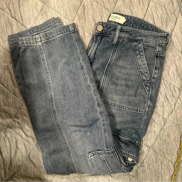 Hidden Cargo Jeans in Blue - Picture 2 of 12